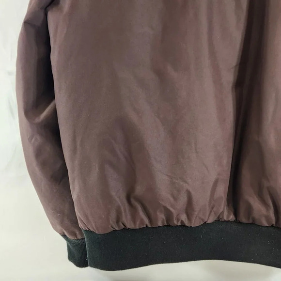 Buffalo David Bitton Mens Burgundy Bomber Jacket Size Large - Picture 11 of 11